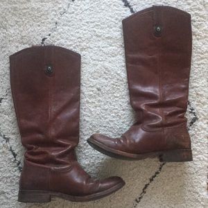 Brown Leather Frye Boots size 6
